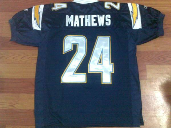 Chargers Ryan Mathews #24 Stitched Dark blue Jersey