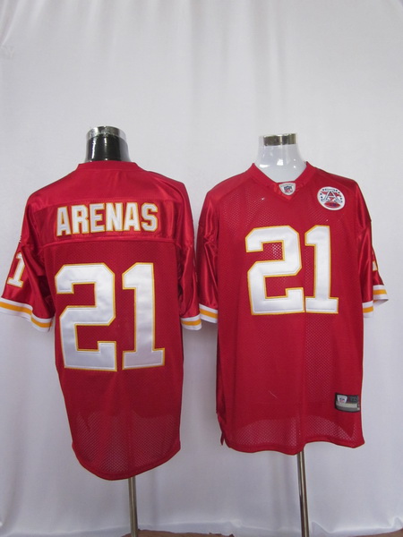 Chiefs #21 Javier Arenas Red Stitched NFL Jersey