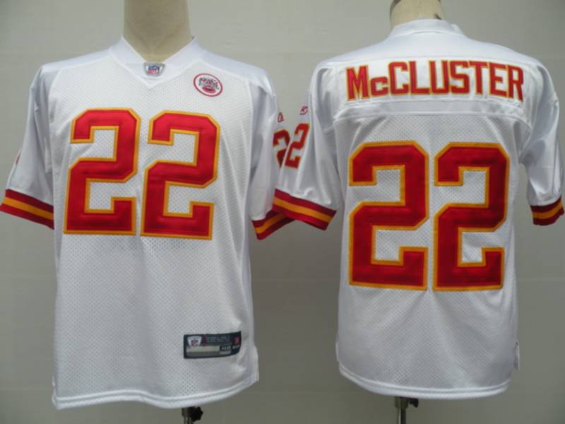 Chiefs #22 Dexter McCluster White Stitched NFL Jersey