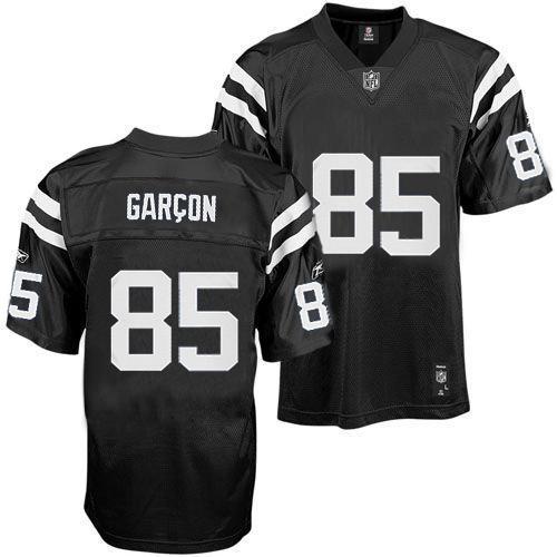 Colts #85 Pierre Garcon Black Shadow Stitched NFL Jersey