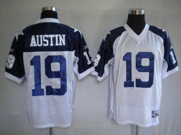 Cowboys #19 Miles Austin White Thanksgiving Stitched Throwback NFL Jersey