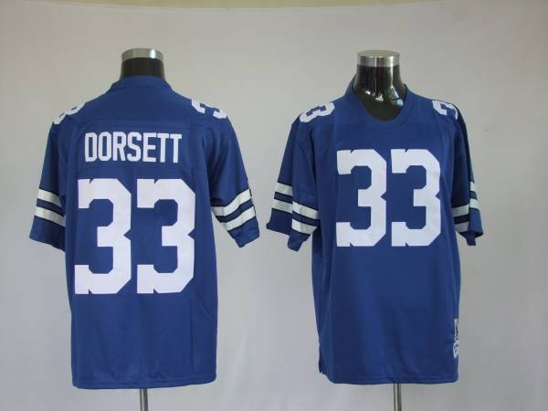 Mitchell & Ness Cowboys #33 Tony Dorsett Blue Stitched Throwback NFL Jersey