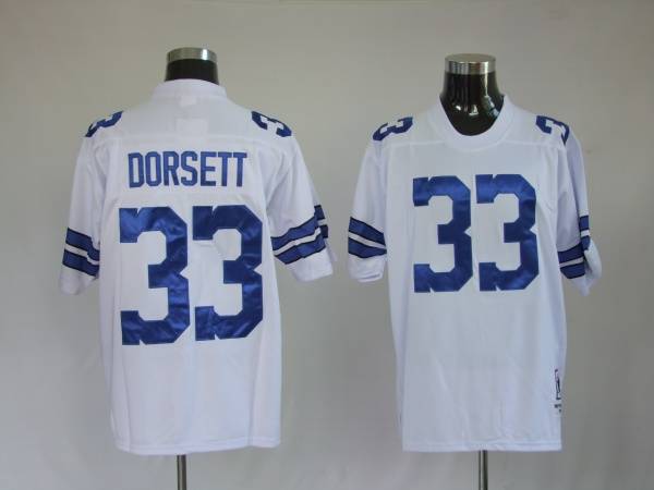Mitchell & Ness Cowboys #33 Tony Dorsett White Stitched Throwback NFL Jersey