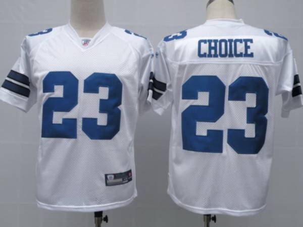 Cowboys #23 Tashard Choice White Stitched NFL Jersey