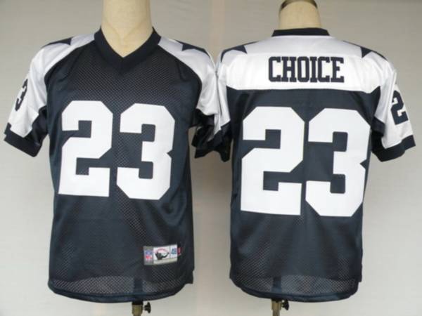 Cowboys #23 Tashard Choice Blue Thanksgiving Stitched Throwback NFL Jersey