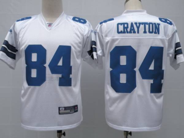 Cowboys #84 Patrick Crayton White Stitched NFL Jersey