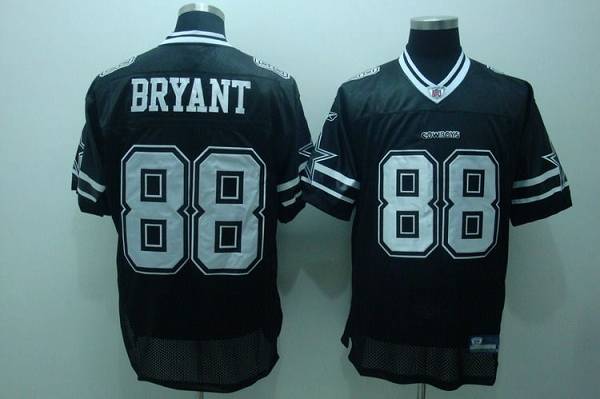 Cowboys #88 Dez Bryant Black Shadow Stitched NFL Jersey