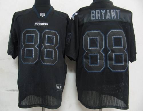 Cowboys #88 Dez Bryant Lights Out Black Stitched NFL Jersey