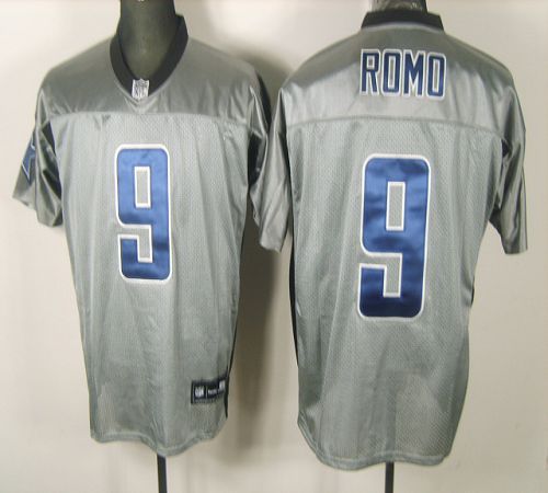 Cowboys #9 Tony Romo Grey Shadow Stitched NFL Jersey