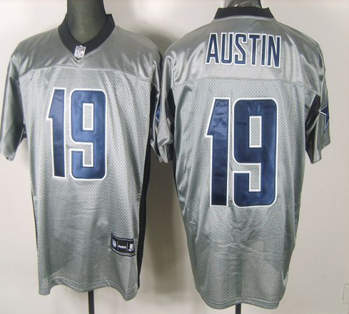 Cowboys #19 Miles Austin Grey Shadow Stitched NFL Jersey