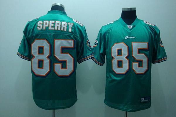 Dolphins #85 Kory Sperry Green Stitched NFL Jersey
