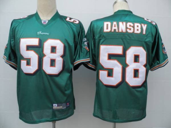 Dolphins #58 Karlos Dansby Green Stitched NFL Jersey