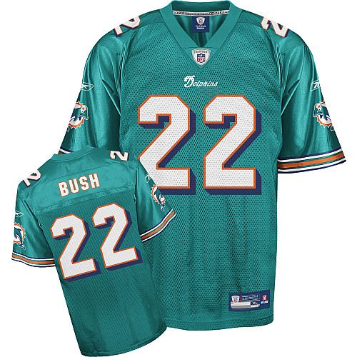 Dolphins #22 Reggie Bush Green Team Color Stitched NFL Jerseys