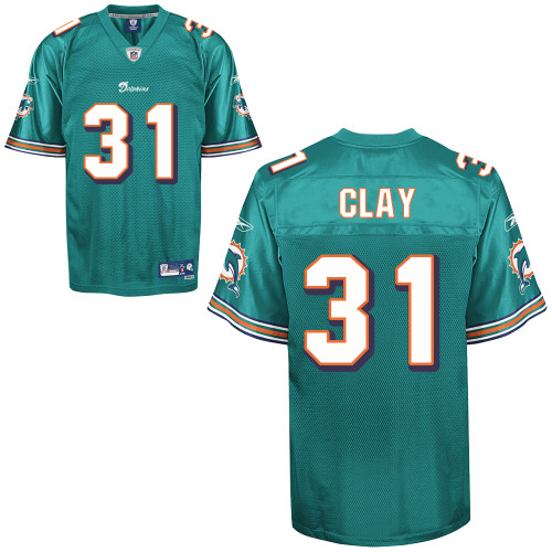 Dolphins #31 Charles Clay Green Stitched NFL Jerseys