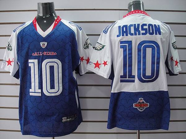 Eagles #10 DeSean Jackson Stitched 2010 Pro Bowl AFC NFL Jersey