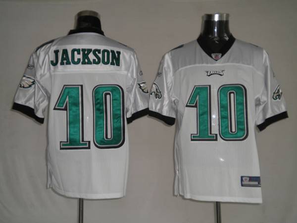 Eagles #10 DeSean Jackson Stitched White NFL Jersey