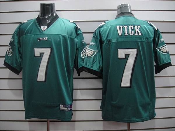 Eagles Michael Vick #7 Stitched Green NFL Jersey