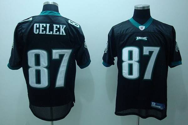 Eagles Brent Celek #87 Stitched Black NFL Jersey
