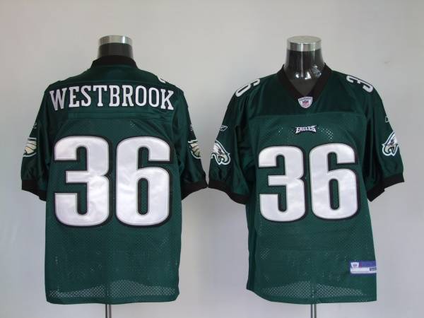 Eagles Brian Westbrook #36 Stitched Green NFL Jersey