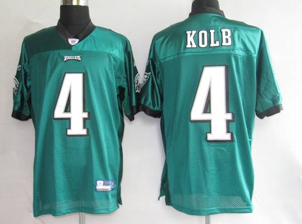 Eagles Kevin Kolb #4 Stitched Green NFL Jersey