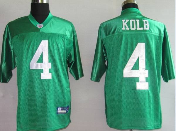 Eagles Kevin Kolb #4 Stitched 1960 Throwback Green NFL Jersey