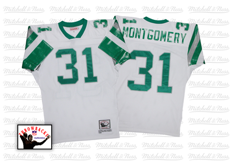 Mitchell And Ness Eagles #31 Wilbert Montgomery White Stitched Throwback NFL Jersey