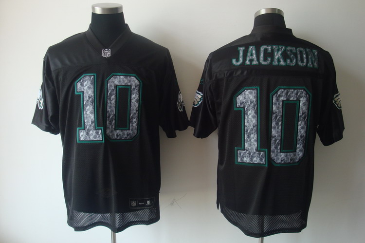 Sideline Black United Eagles #10 DeSean Jackson Black Stitched NFL Jersey