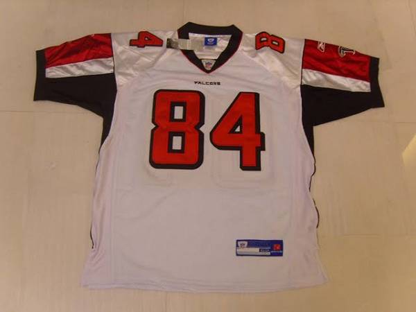 Falcons #84 Roddy White White Stitched NFL Jersey