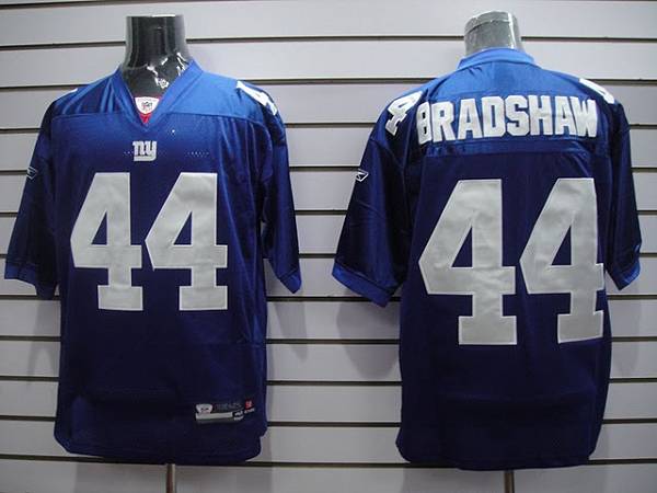 Giants Ahmad Bradshaw #44 Stitched Blue NFL Jersey