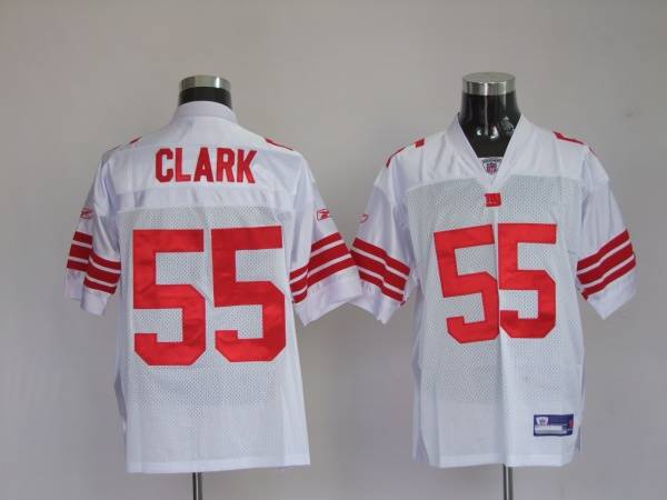 Giants #55 Danny Clark Stitched White NFL Jersey