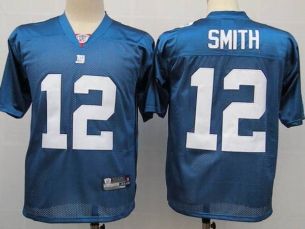 Giants #12 Steve Smith Stitched Blue NFL Jersey