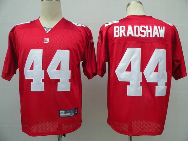 Giants #44 Ahmad Bradshaw Red Stitched NFL Jersey