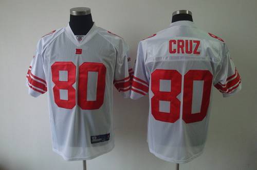 Giants #80 Victor Cruz White Stitched NFL Jersey