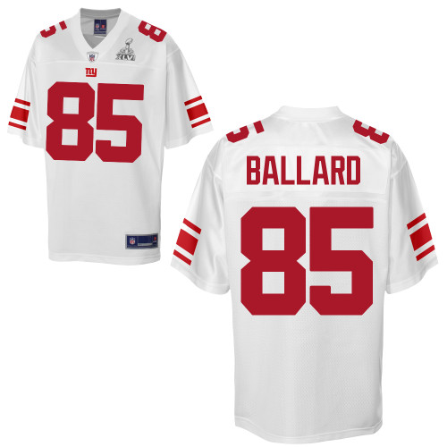 Giants #85 Jake Ballard White Stitched NFL Jersey