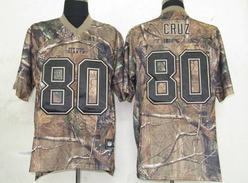 Giants #80 Victor Cruz Camouflage Realtree Collection Stitched NFL Jersey