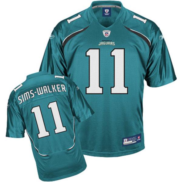 Jaguars Mike Sims Walker #11 Green Stitched Team Color NFL Jersey