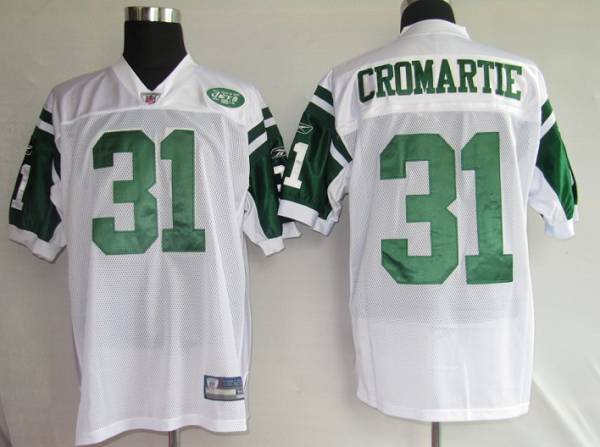 Jets #31 Antonio Cromartie Stitched White NFL Jersey