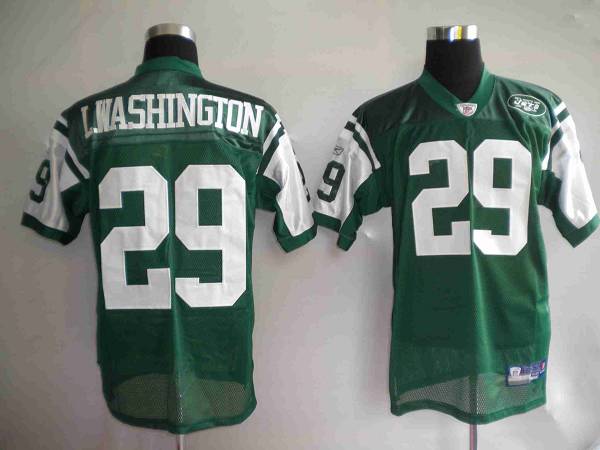 Jets #29 Leon Washington Stitched Green NFL Jersey