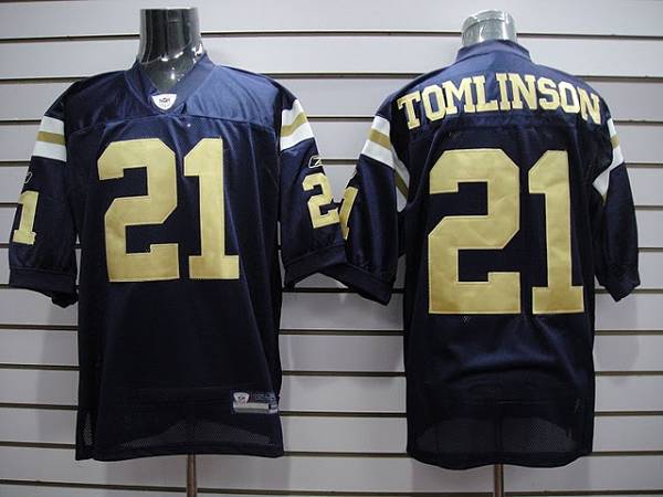 Jets #21 LaDainian Tomlinson Stitched Blue NFL Jersey
