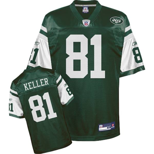 Jets #81 Dustin Keller Stitched Green NFL Jersey