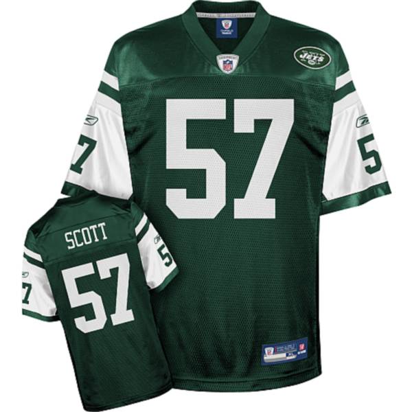 Jets #57 Bart Scott Stitched Green NFL Jersey