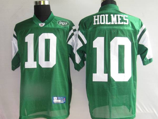 Jets #10 Santonio Holmes Stitched Green NFL Jersey