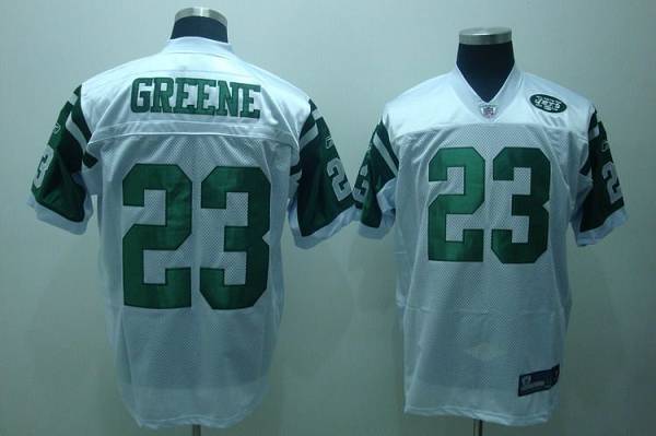 Jets #23 Shonn Greene White Stitched NFL Jersey