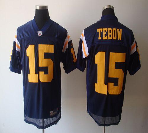 Jets #15 Tim Tebow Blue Alternate Stitched NFL Jersey