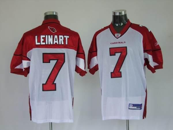 Cardinals #7 Matt Leinart White Stitched NFL Jersey