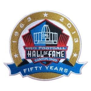 Stitched NFL 1963 2013 Pro Football Hall of Fame 50th Anniversary Fifty Years Jersey Patch