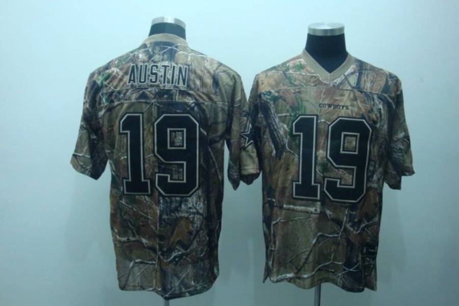 Cowboys #19 Miles Austin Camouflage Realtree Stitched NFL Jersey