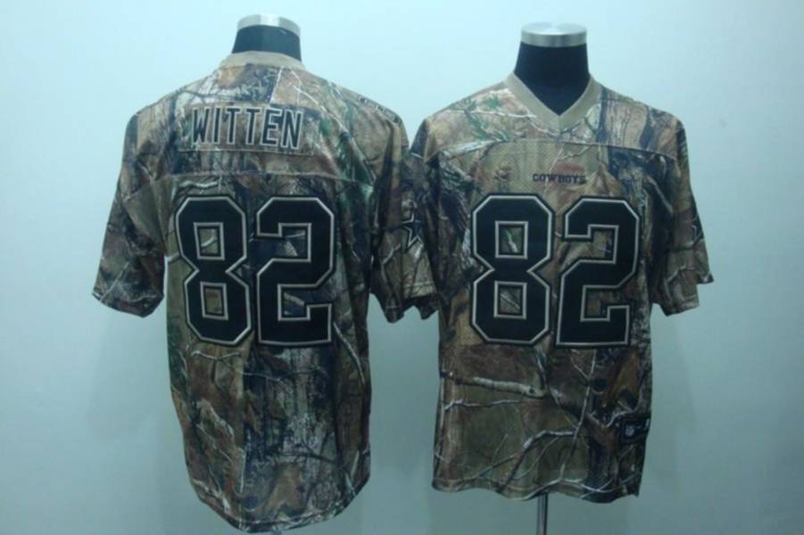 Cowboys #82 Jason Witten Camouflage Realtree Stitched NFL Jersey