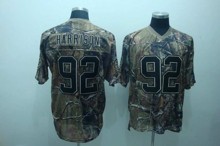 Steelers #92 James Harrison Camouflage Realtree Stitched NFL Jersey