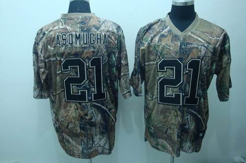 Raiders #21 Nnamdi Asomugha Camouflage Realtree Stitched NFL Jersey